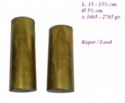 === 2 Klok gewichten = oud === 35272