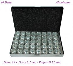 Sorteerbox met 40 inzetpotjes = 34538