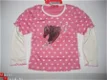 paarden shirt in maat 98/104 AFGEPRIJSD - 1 - Thumbnail