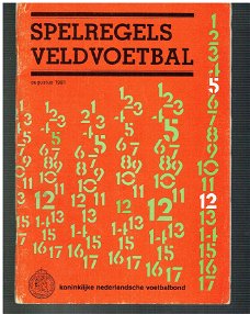 Spelregels veldvoetbal KNVB 1981 (brochure)