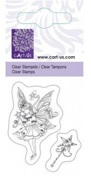 SALE NIEUW Clear Stempel Fairy met Toverstaf van Cart-us - 1