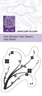 NIEUW Clear Stempel Flower Swirls van Cart-us - 1