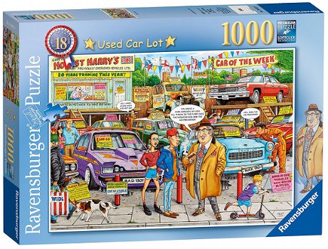 Ravensburger - Used Car Lot - 1000 Stukjes Nieuw - 2