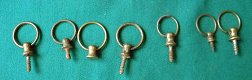 Antieke, oude en nieuwe Hollandse koperen lade ringen. - 4 - Thumbnail
