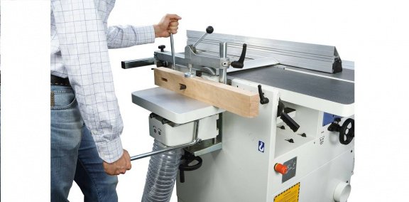 SCM combinatiemachine / houtbewerking / Zaagtafel / Frees / vlak van Dikte / langgatboor - 6