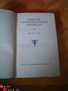 Leerboek van Nederlandsch strafrecht door mr H.B. Vos - 2