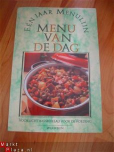 Menu van de dag, Een jaar menulijn