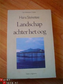 Landschap achter het oog door Hans Steketee - 1