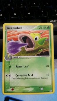 Weepinbell 51/112 Ex FireRed and LeafGreen - 1