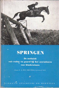 Springen door J.A. de Bruine (paarden) - 1
