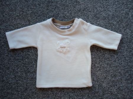 FEETJE Velours sweater ecru/beige maat 62 - 3