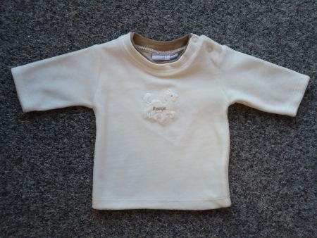 FEETJE Velours sweater ecru/beige maat 56 - 1