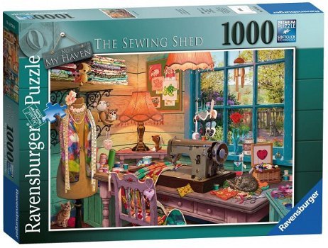 Ravensburger - The Sewing Shed - 1000 Stukjes Nieuw - 2