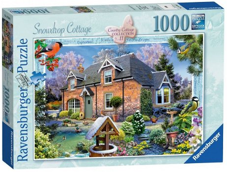 Ravensburger - Snowdrop Cottage - 1000 Stukjes Nieuw - 2