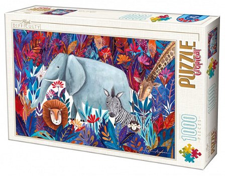 D-Toys - Tropical Animals - 1000 Stukjes Nieuw - 2