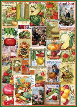 Eurographics - Vegetables - Seed Catalogue Collection - 1000 Stukjes Nieuw - 1