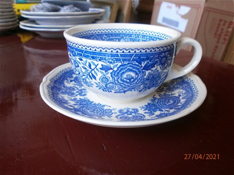 Villeroy en Boch BURGENLAND blauw boch. - 5