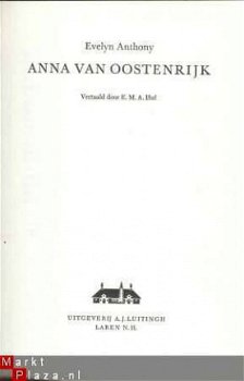 EVELYN ANTHONY**ANNA VAN OOSTENRIJK**A. J. LUITINGH**LAREN - 2