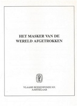 PATER ADRIANUS POIRTERS*HET MASKER VAN DE WERELD AFGETROKKEN - 2