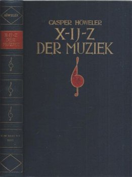 CASPER HÖWELER**X-IJ-Z DER MUZIEK**BLAUWE TEXTUUR LINNEN** - 1