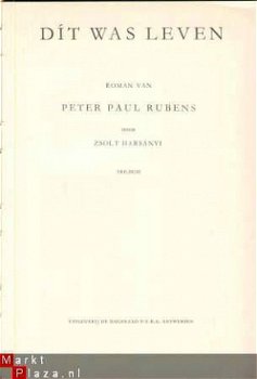 ZSOLT HARSANYI**BIOGRAFISCHE ROMAN VAN P. PAUL RUBENS - 2