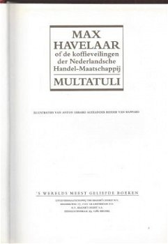 MULTATULI**MAX HAVELAAR of de koffieveilingen*READERS DIGEST - 3