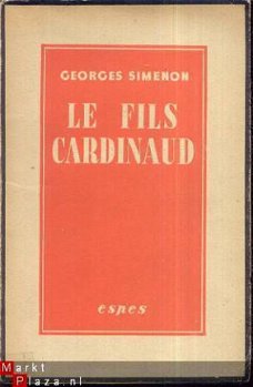 GEORGES SIMENON**LE FILS CARDINAUD*1944*ESPES BRUXELLES