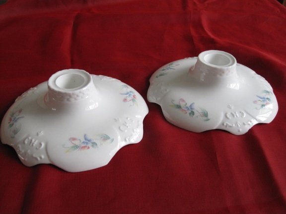 Twee kaarsen kandelaars Aynsley Little Sweethart. - Afbeelding 3