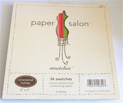 SALE NIEUW Paper Pad KERST Ornamental Holiday van Paper Salon - 1