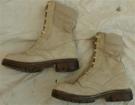 Schoenen, Laarzen, Gevechts, M92, Desert Uitvoering, maat: 41M, KL, jaren'90.(Nr.1) - 8
