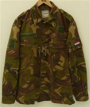 Jas, Gevechts, Uniform, KL, M93, Woodland Camouflage, maat: 6080/0005, 1990.(Nr.1) - 0