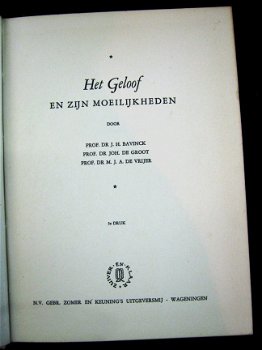 Het geloof en zijn moeilijkheden, 5e druk,rond 1947,125 blz - 3