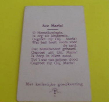 Plaatje Maria koningin des hemels - 2