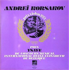 LP - Andreï Korsakov - Prix Violon 1971