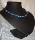 Collier van Blue Stripe agaat - 8 - Thumbnail