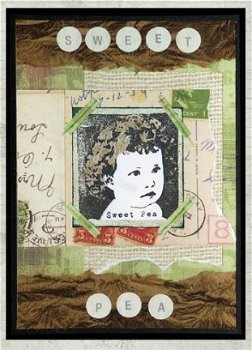 SALE Unmounted stempel Sweet Pea van Paperbag Studios - 2