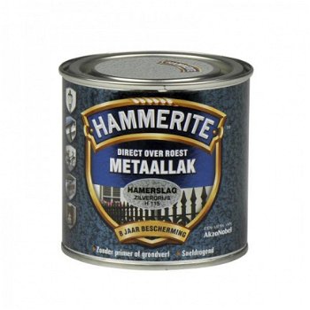 HAMMERITE Hamerslag zilvergrijs H115 750 ml - 1