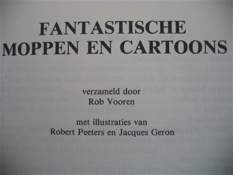 Fantastische moppen en cartoons verzameld door Rob Vooren met illustraties van Robert Peeters en Jac - 2