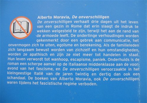 De onverschilligen door Alberto Moravia. - 2