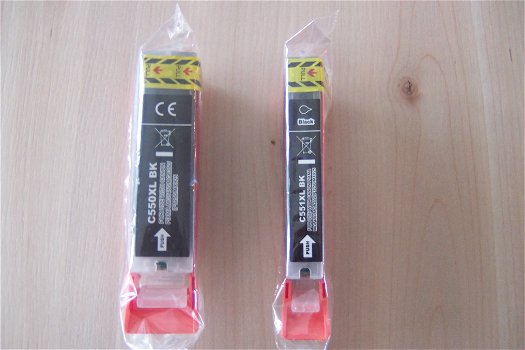 CANON C550XL/C551XL inktcartridges/inktpatronen/inktpatroon. - 0