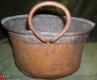 Antieke kookpan ca 1840. hoogte 19 cm diameter 33 cm. - 2 - Thumbnail