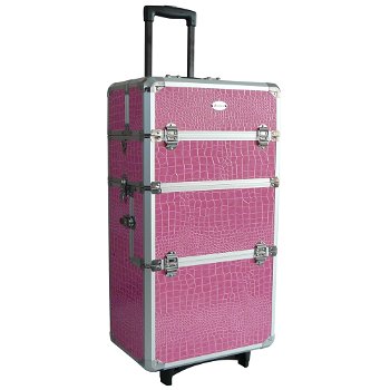 Makeup trolley 3 in 1 CROCO ROZE - 0