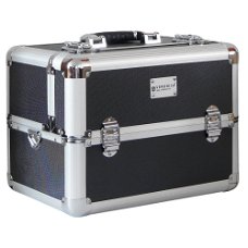 Aluminium beautycase, ZWART