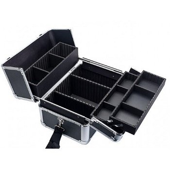 Aluminium beautycase, ZWART - 1