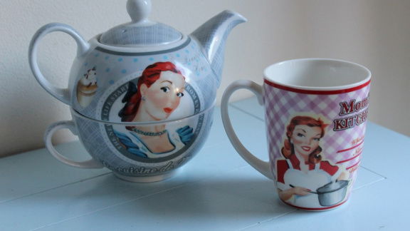 Tea for one set met beker - nr. 1