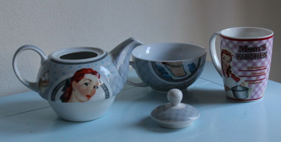 Tea for one set met beker - Afbeelding 3