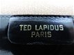 Ted Lapidus lakleer en suede handtas / clutch, zwarte tas - 4 - Thumbnail