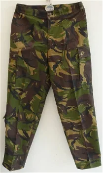 Broek, Gevechts, Uniform, KL, M93, Woodland Camouflage, maat: 8595/9000, 1990.(Nr.3) - 0