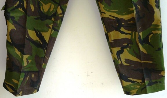 Broek, Gevechts, Uniform, KL, M93, Woodland Camouflage, maat: 8595/9000, 1990.(Nr.3) - 2