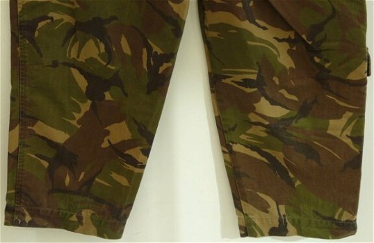 Broek, Gevechts, Uniform, KL, M93, Woodland Camouflage, maat: 7080/8090, 1990.(Nr.1) - 5